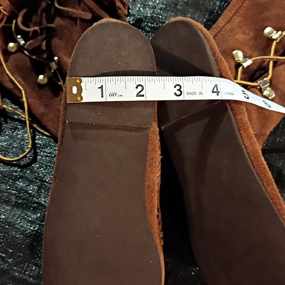 Updated Post: Rare Minnetonka Side-Lace, Knee-High, Leather Moccasin Boot. 7/7.5 - Picture 13 of 13